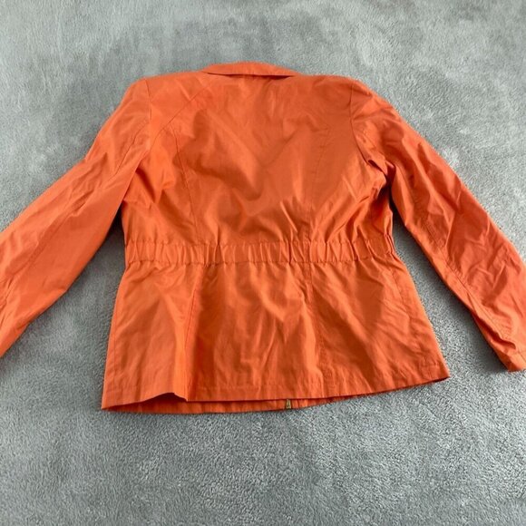 Charter Club XLarge Orange Womens Jacket With Pockets & Gold Accents  4410 - Picture 2 of 8